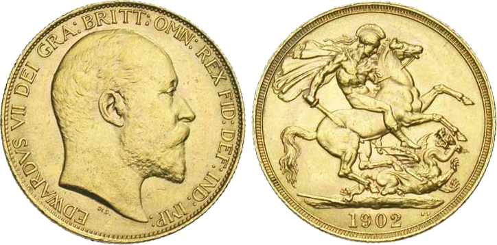 1902 Gold Sovereign